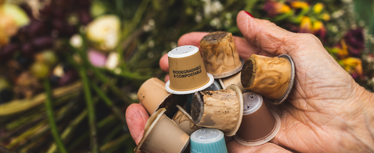 Capsule compostabili a casa